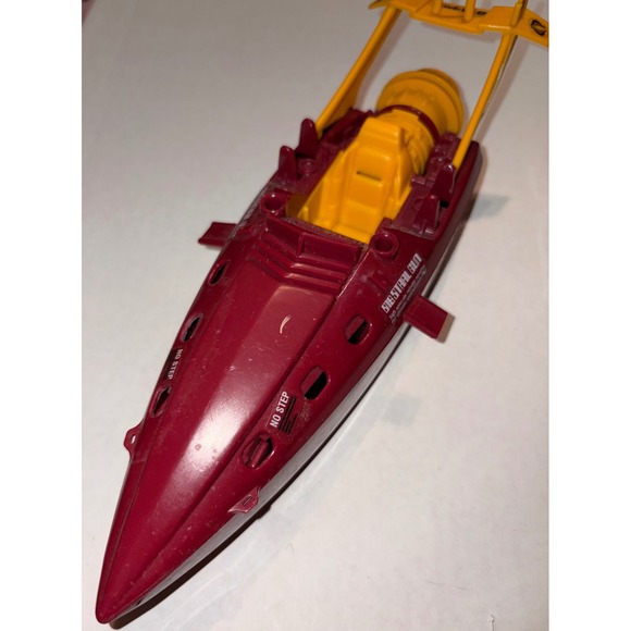 Vintage GI Joe Retaliation Cobra Fang Boat Vehicle Cobra Piranha Boat - Picture 1 of 5
